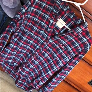 Holister Plaid Button Down